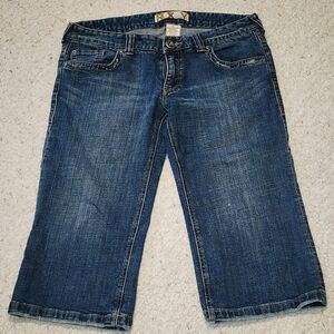Vintage  Blue Denim Capris By ROXY